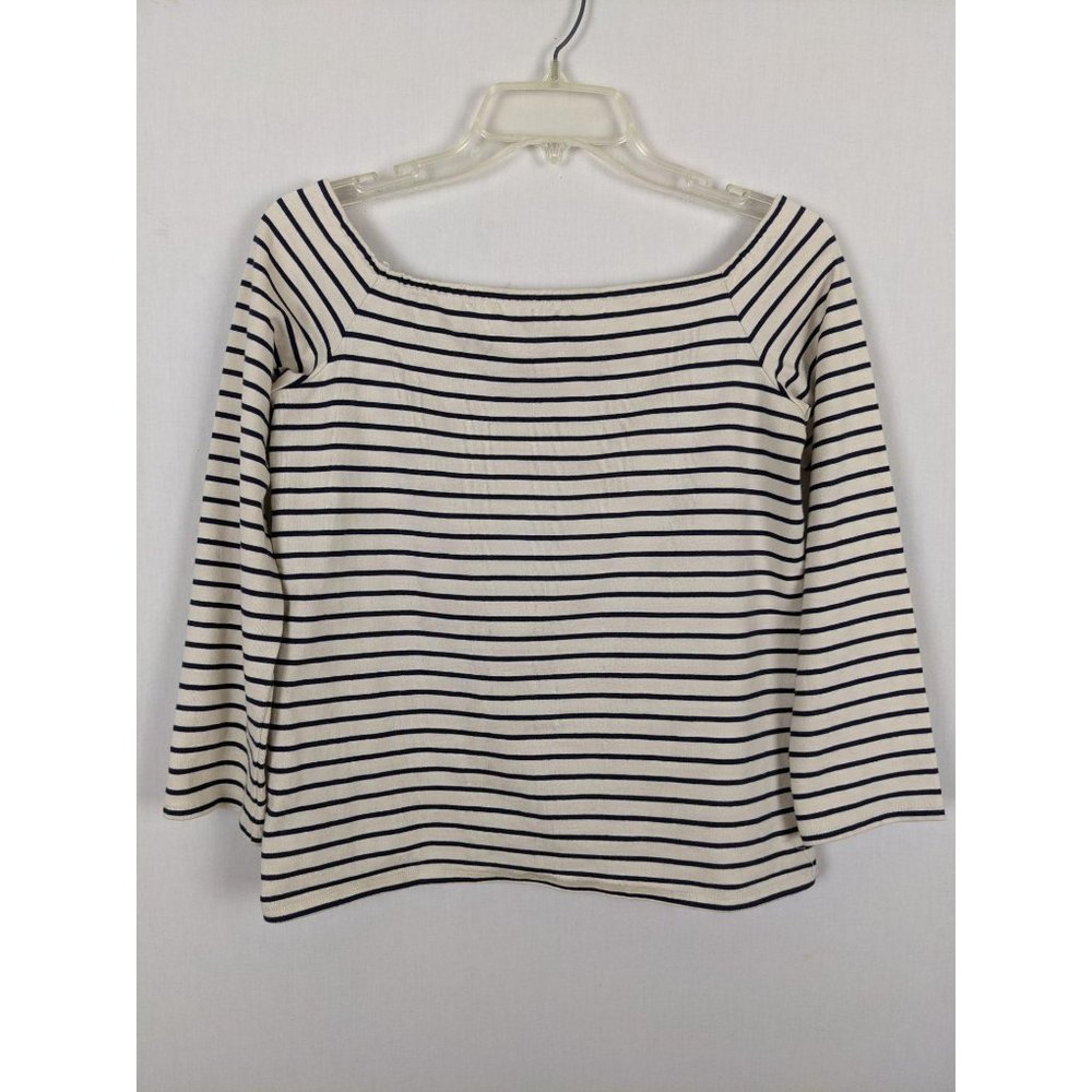 Theory Aprine K Classic Stripe knit top size S